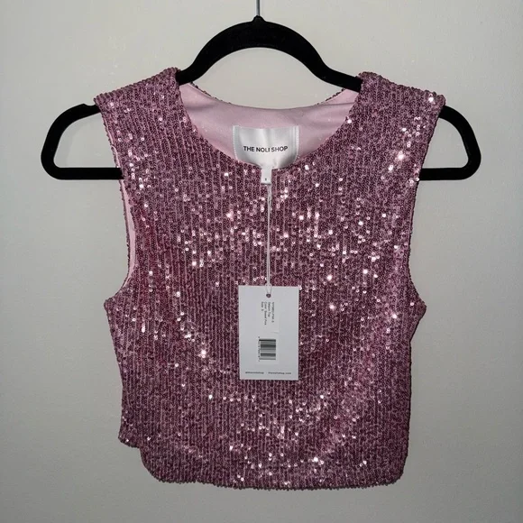 NET sequin top! - Picture 1 of 3